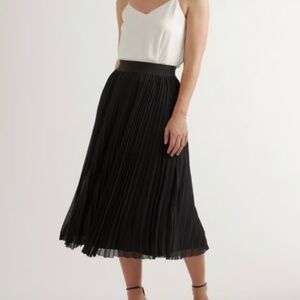 Quince chiffon midi skirt size Small (new with tags)